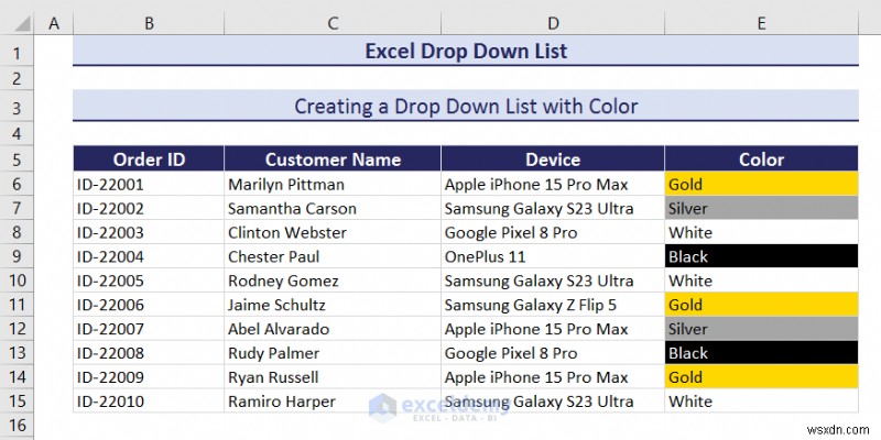マスター Excel ドロップダウン リスト:作成、編集、削除、フィルター、保護 