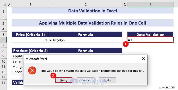 Excel データ検証のマスタリー:包括的なステップバイステップ ガイド 