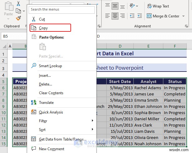 Excel データを DOC、PDF、CSV、XML、および vCard 形式に簡単にエクスポート 