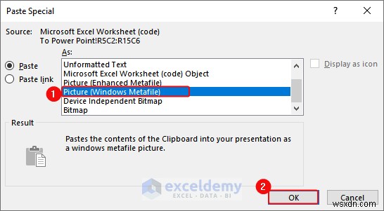 Excel データを DOC、PDF、CSV、XML、および vCard 形式に簡単にエクスポート 