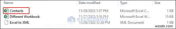 Excel データを DOC、PDF、CSV、XML、および vCard 形式に簡単にエクスポート 