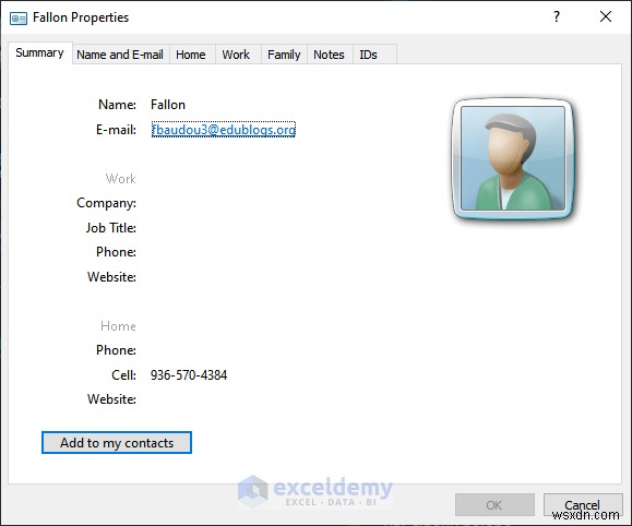 Excel データを DOC、PDF、CSV、XML、および vCard 形式に簡単にエクスポート 