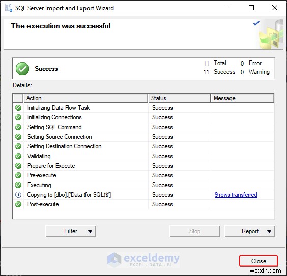 Excel データを DOC、PDF、CSV、XML、および vCard 形式に簡単にエクスポート 