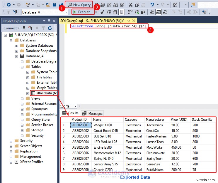 Excel データを DOC、PDF、CSV、XML、および vCard 形式に簡単にエクスポート 