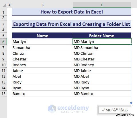 Excel データを DOC、PDF、CSV、XML、および vCard 形式に簡単にエクスポート 