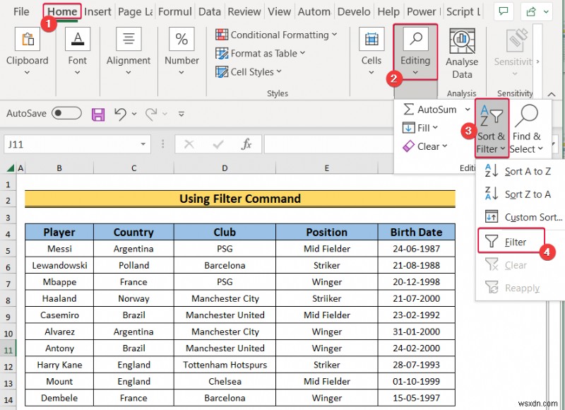 Excel フィルタリングのマスター:自動フィルタと高度なフィルタ 