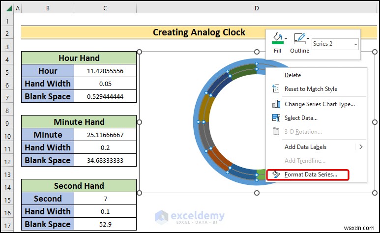 Excel でリアルタイム アナログ クロックを構築する:ステップバイステップ ガイド