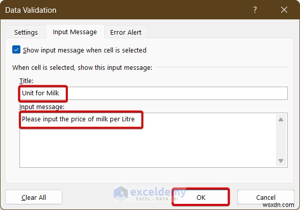 Excel でセル ツールチップを追加:ユーザー ガイダンスを向上させる 3 つの簡単な方法 