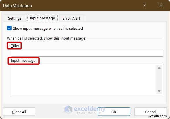Excel でセル ツールチップを追加:ユーザー ガイダンスを向上させる 3 つの簡単な方法 