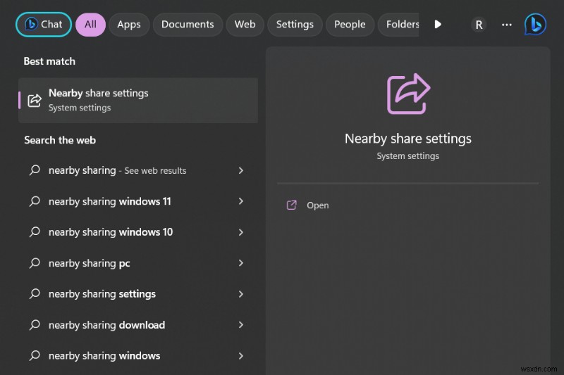 Windows 11 での近くの共有の問題を実証済みの修正で解決する 