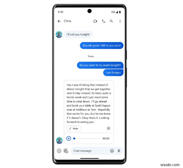 最新の Google メッセージ アップデートをご覧ください:斬新なデザイン、新機能、強化された RCS