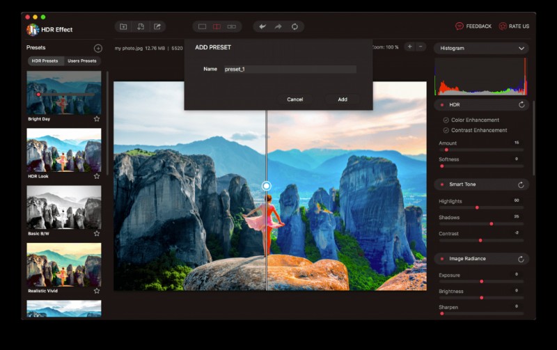 プロフェッショナルな HDR 編集で Mac の写真をワンランクアップ 