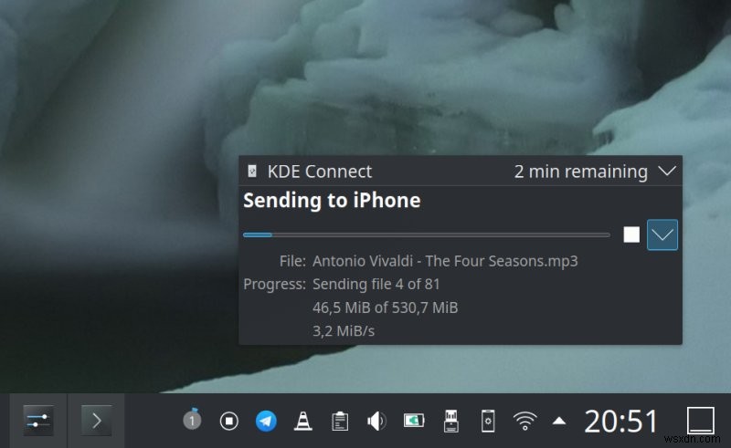 KDE Connectを使用してローカル音楽をiPhoneに簡単に転送 