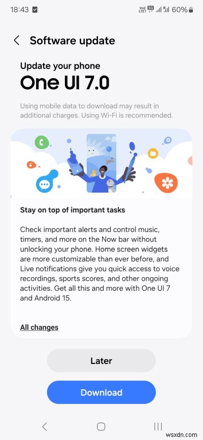 Samsung A54 が One UI 7.0 および Android 15 にアップデート – 完全なレビューとヒント 