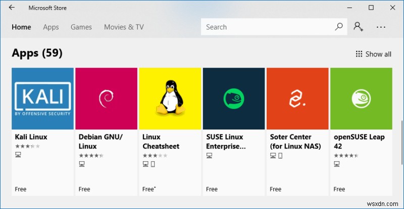 Linux 用 Windows サブシステム:Windows 10 で Linux ディストリビューションとアプリを実行する 