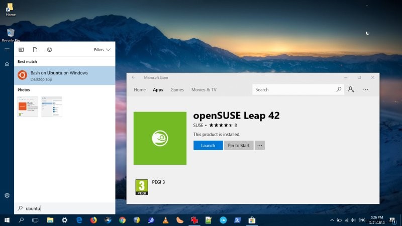Linux 用 Windows サブシステム:Windows 10 で Linux ディストリビューションとアプリを実行する 
